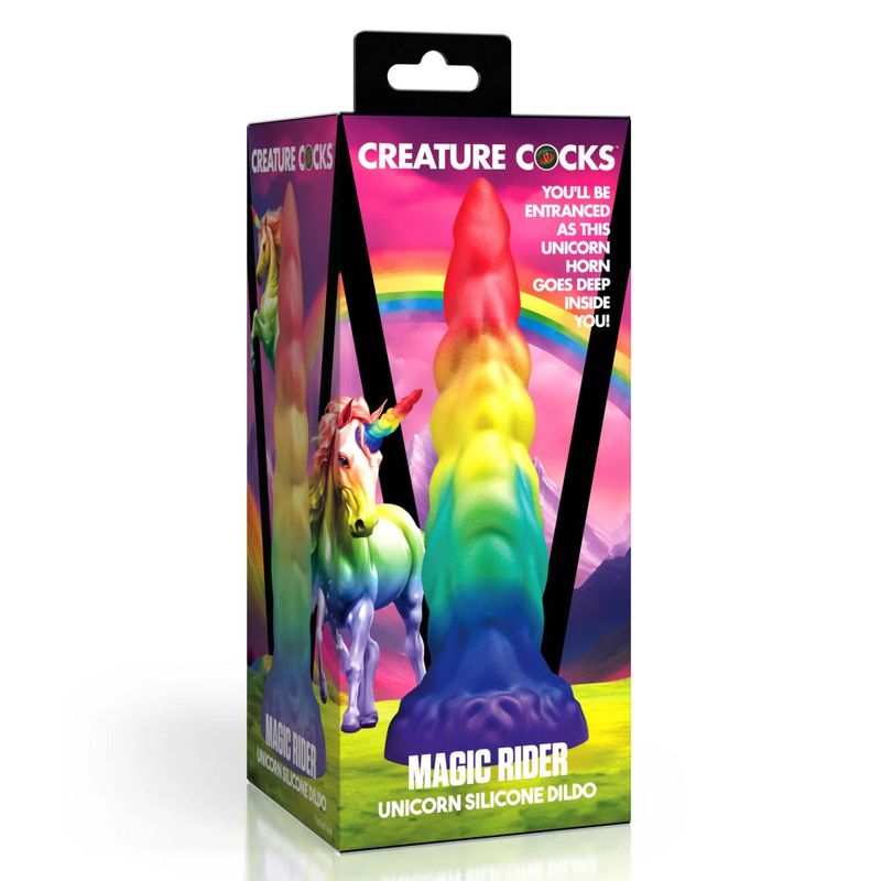 Magic Rider Unicorn Silicone Dildo - Adult Toys - Naughty by Nature Adult Store
