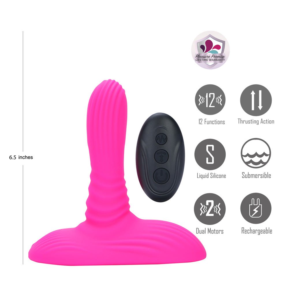 Maia Adira Thrusting Vibrator With Wireless Remote - VIBRATORS