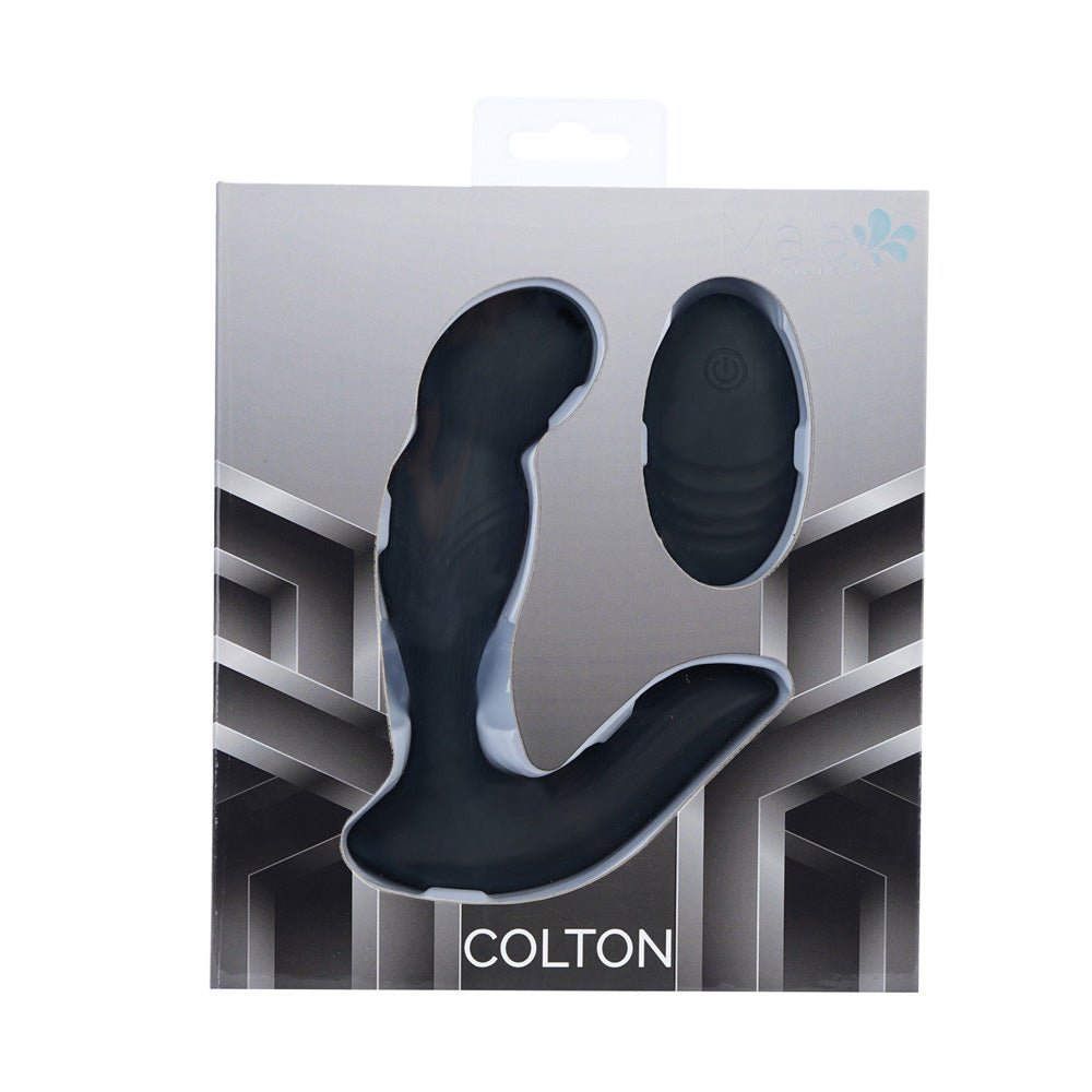 Maia Colton Black USB Rechargeable Vibrating Prostate Massager - ANAL TOYS