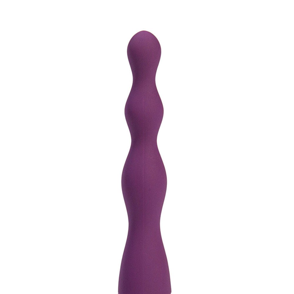 Maia DANI - Purple Rechargeable Beaded Vibrator - ANAL TOYS