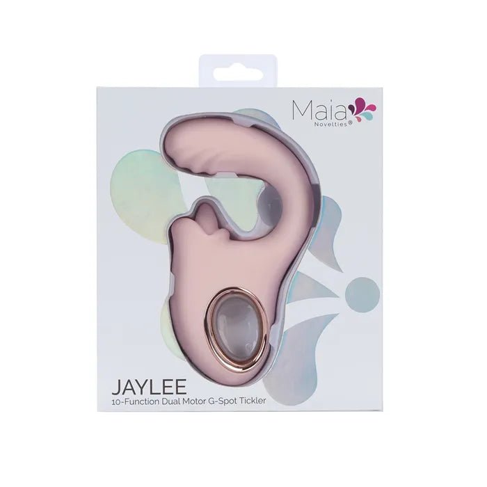 Maia Jaylee Pink USB Rechargeable Dual Motor Vibrator - VIBRATORS