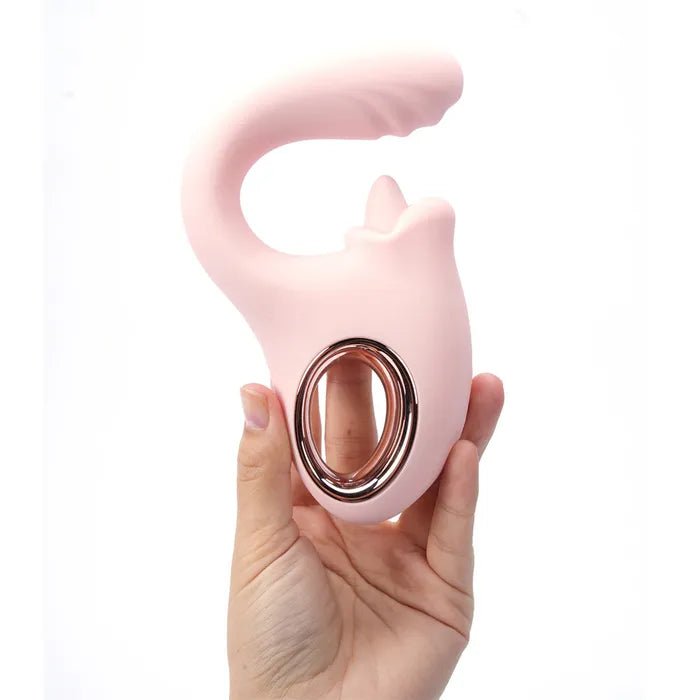 Maia Jaylee Pink USB Rechargeable Dual Motor Vibrator - VIBRATORS