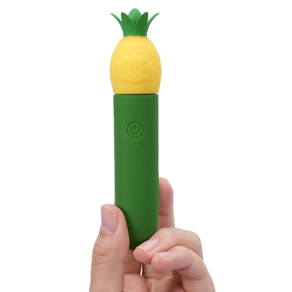 Maia PINA Green Yellow 11.1 cm Bullet Vibrator - BULLETS & EGGS