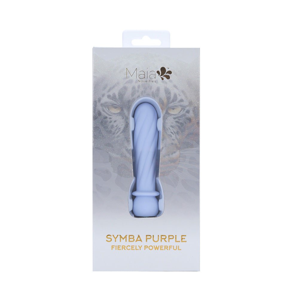 Maia Symba Purple Usb Rechargeable Powerful Bullet Vibrator - BULLETS & EGGS