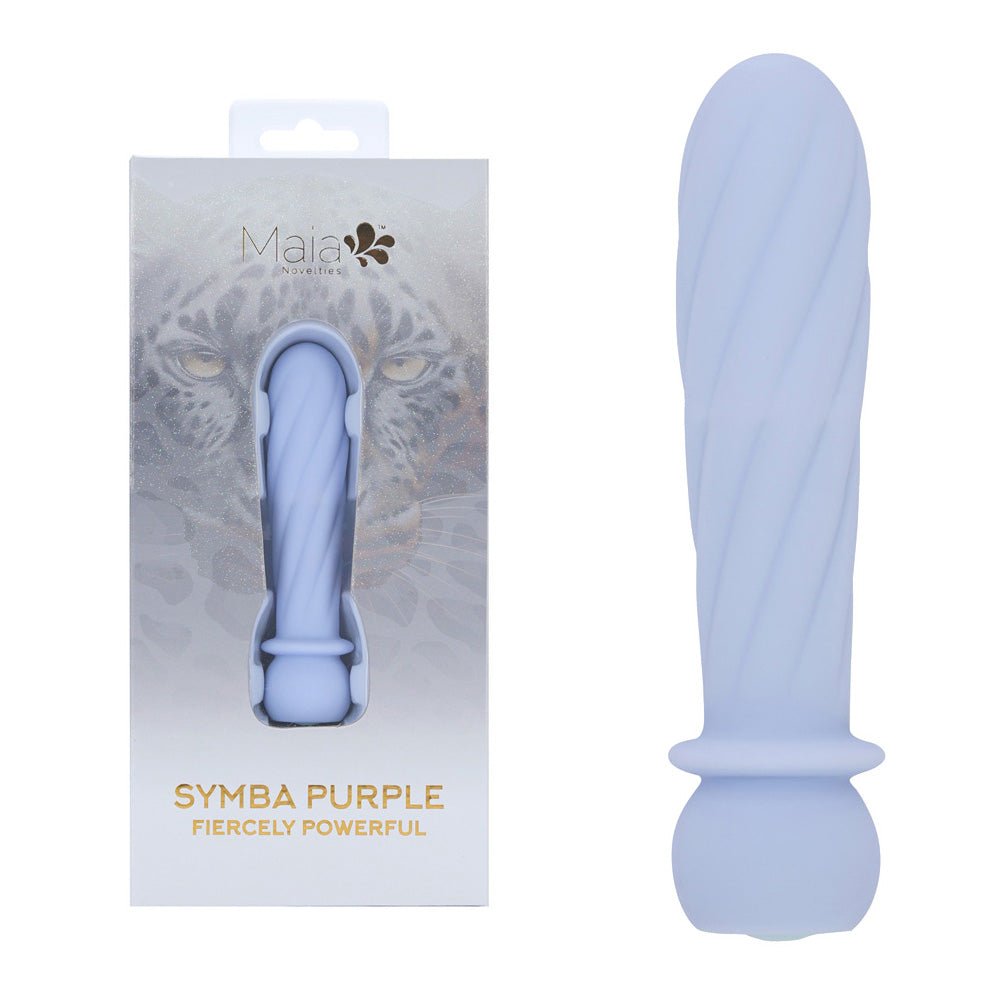 Maia Symba Purple Usb Rechargeable Powerful Bullet Vibrator - BULLETS & EGGS