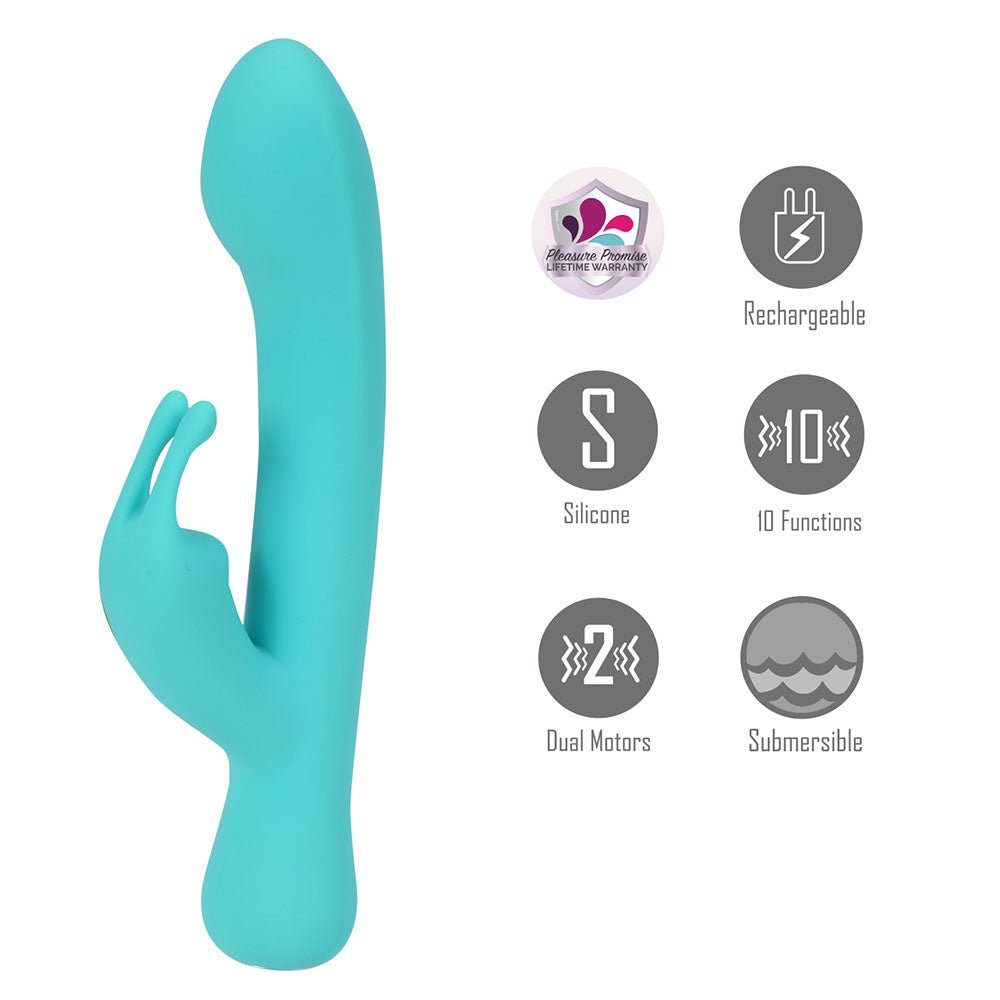 Maia ZARA - Teal Rabbit Vibrator - VIBRATORS