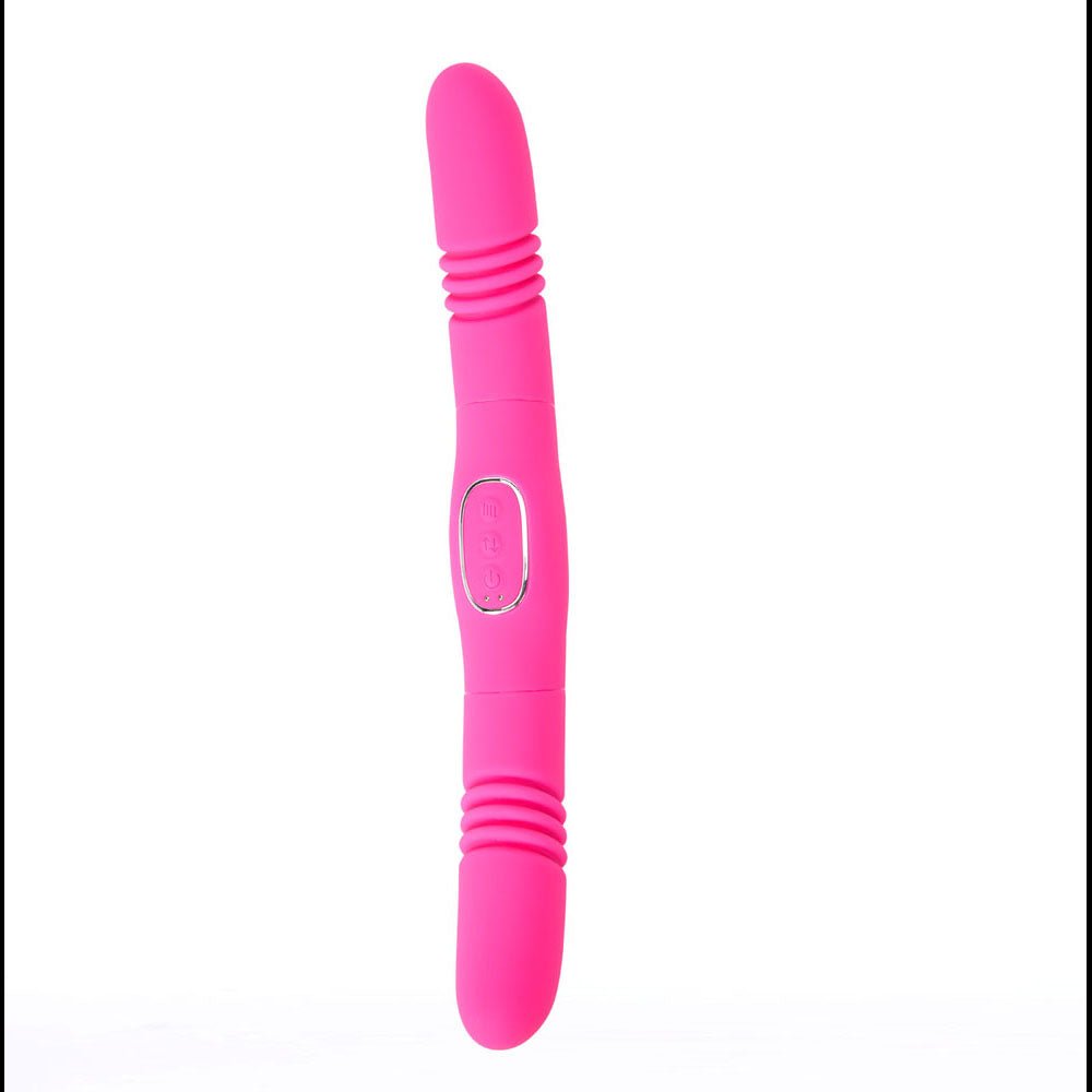Maia ZENA - Pink Thrusting Double Ended Vibrator - VIBRATORS