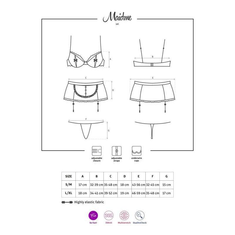 Maidme Set 5 Pc - Lingerie