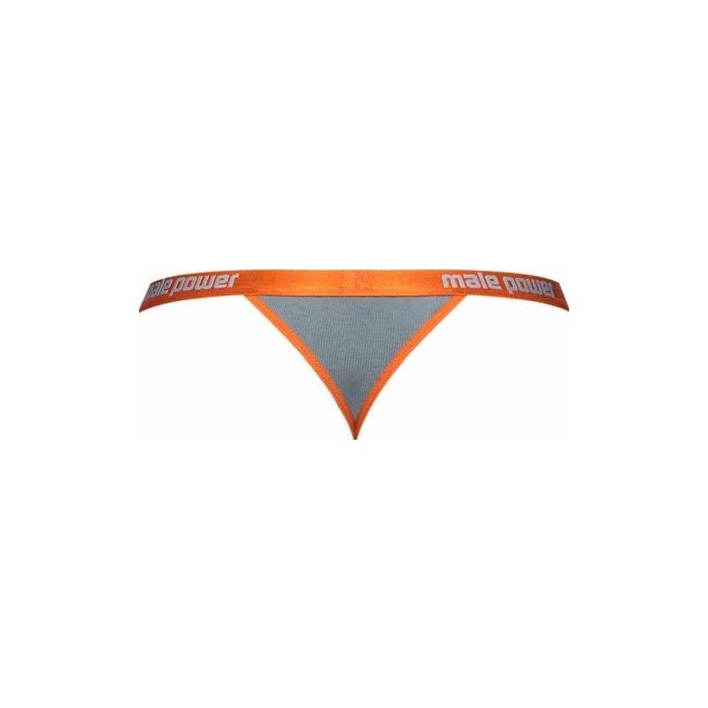 Male Power Casanova Uplift Micro Thong Grey - Lingerie