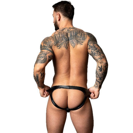 Male Power Moonshine Jock Strap Black - Naughty by Nature Adult Store