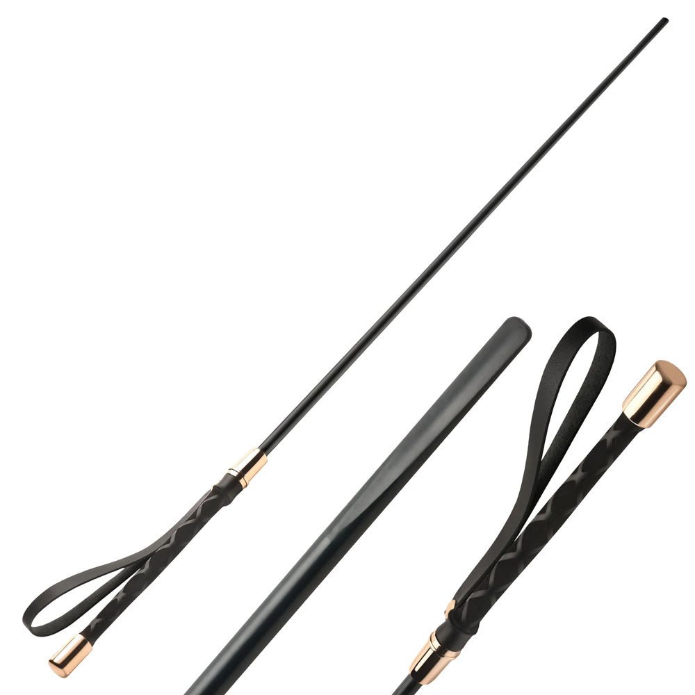 Master Series Sinful Impact Cane - Black Plastic Cane Whip - BONDAGE - TOYS