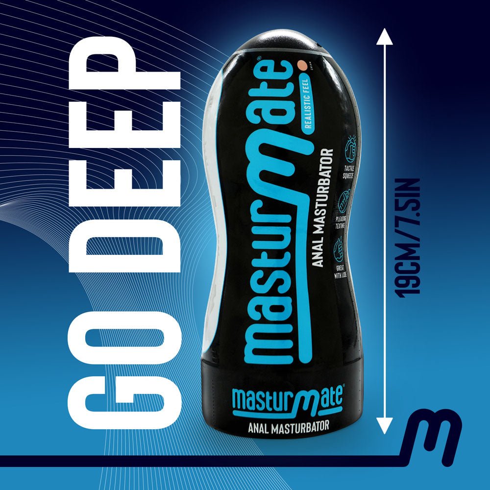 Masturmate - Butt - Cream - Flesh Anal Stroker - MASTURBATORS