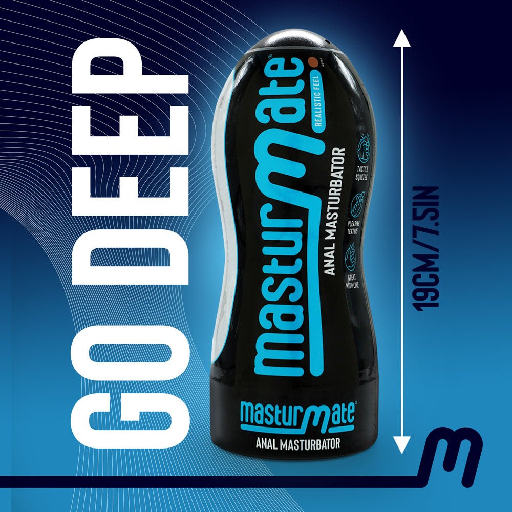 Masturmate - Butt - Mocha - Brown Anal Stroker - MASTURBATORS