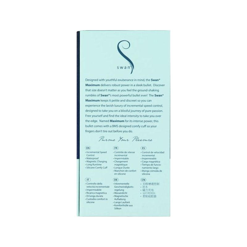 Maximum Comfy Cuff Rechargeable Bullet Blue - Naughty by Nature Adult Store