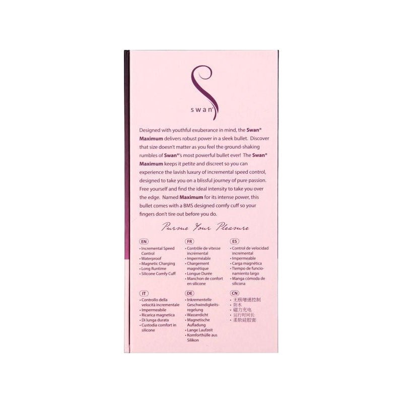 Maximum Comfy Cuff Rechargeable Bullet Pink - Adult Toys