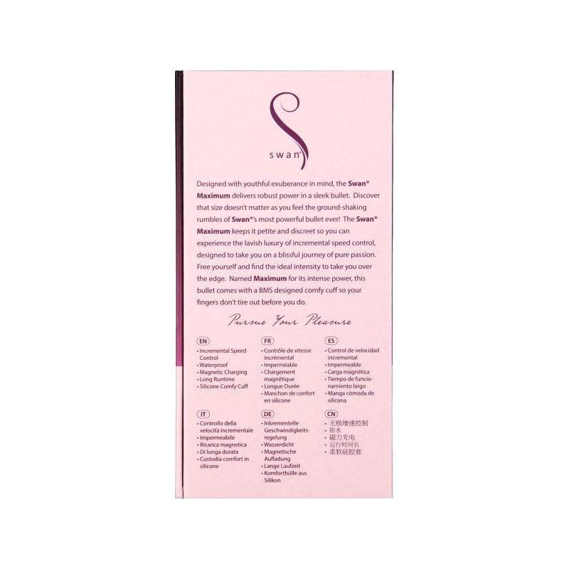 Maximum Comfy Cuff Rechargeable Bullet Pink - Naughty by Nature Adult Store