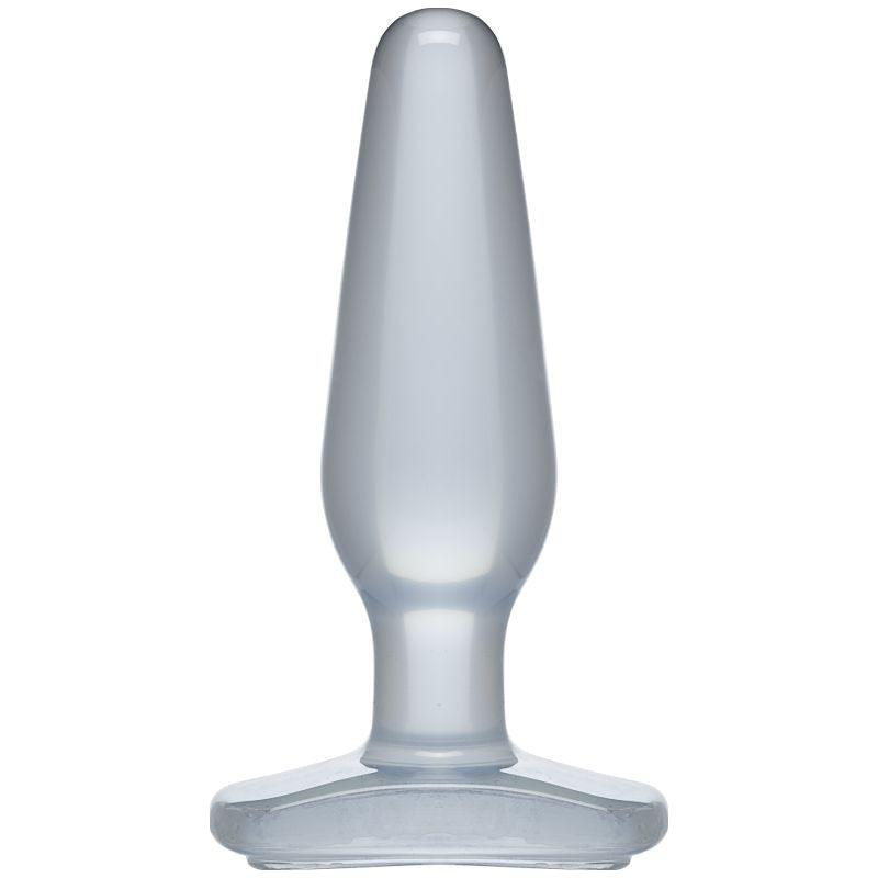 Medium Butt Plug Clear - Naughty by Nature Adult Store