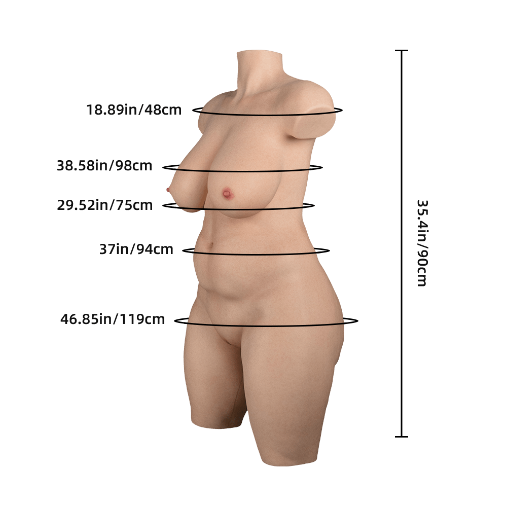 Mega Olivia Life Size Big Booty Sex Doll Torso BBW - Sex Doll - Naughty by Nature Adult Store