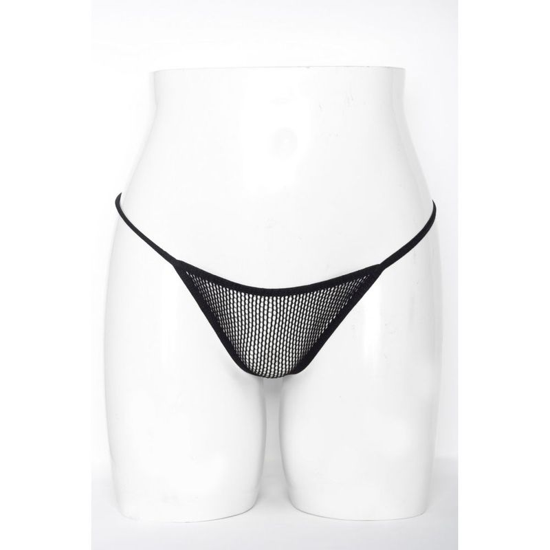 Mesh Net G - String Black - Naughty by Nature Adult Store