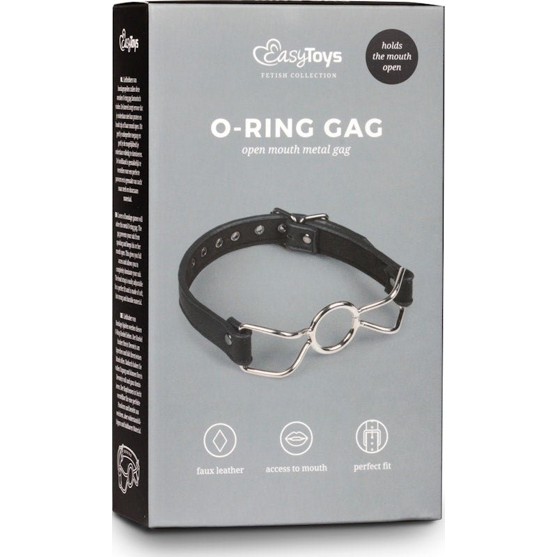 Metal O - Ring Mouth Gag - Adult Toys