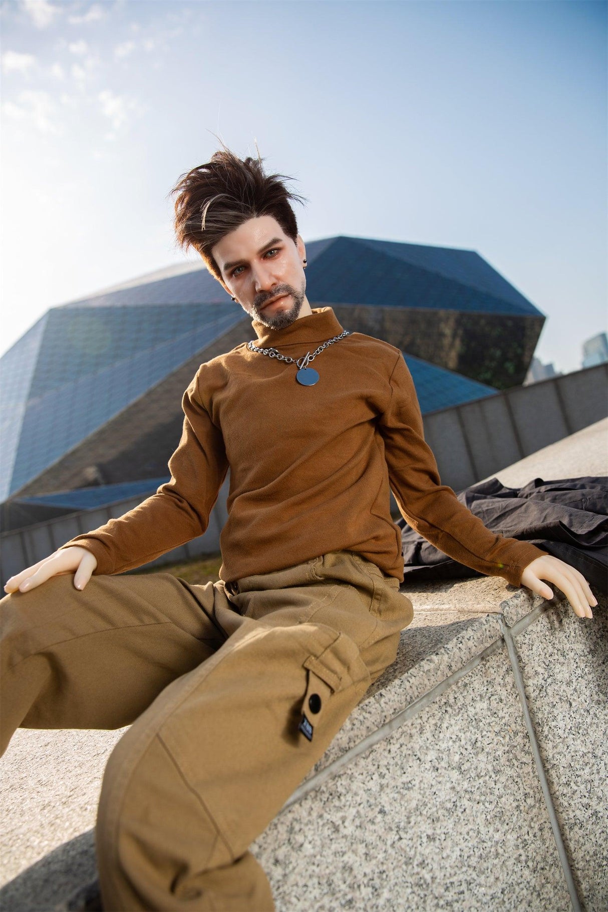 Mike 135cm Qita Male Sex Doll With Silicone Head - Sex doll