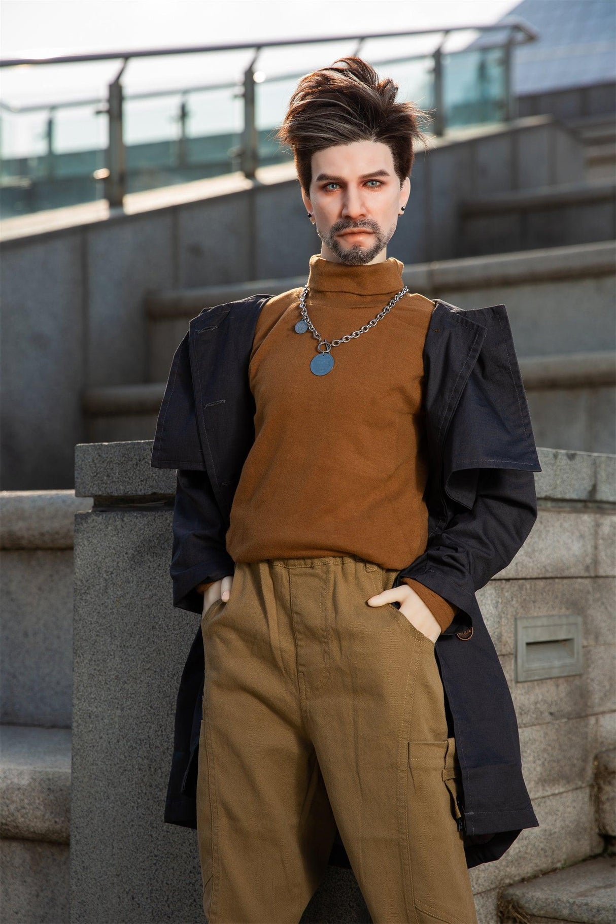 Mike 135cm Qita Male Sex Doll With Silicone Head - Sex doll