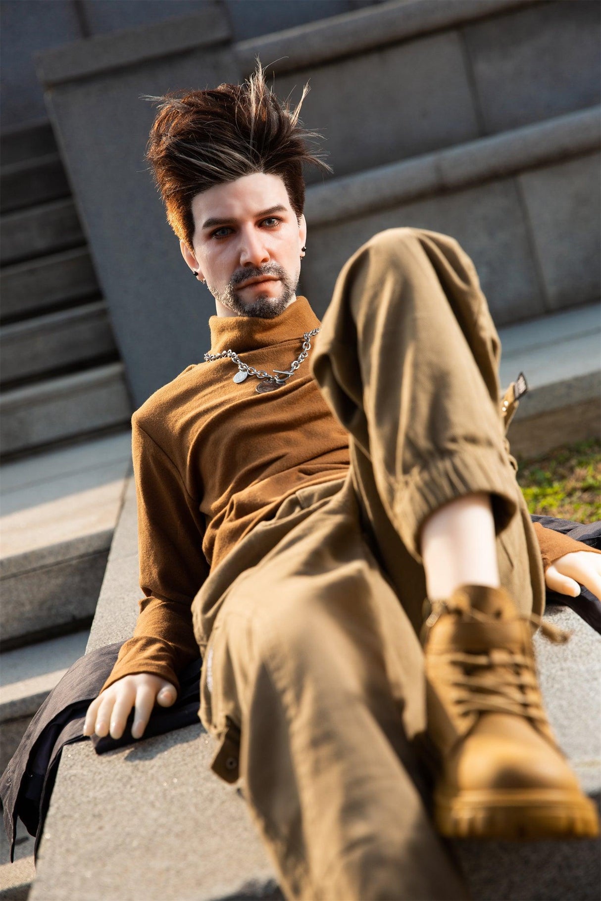 Mike 135cm Qita Male Sex Doll With Silicone Head - Sex doll