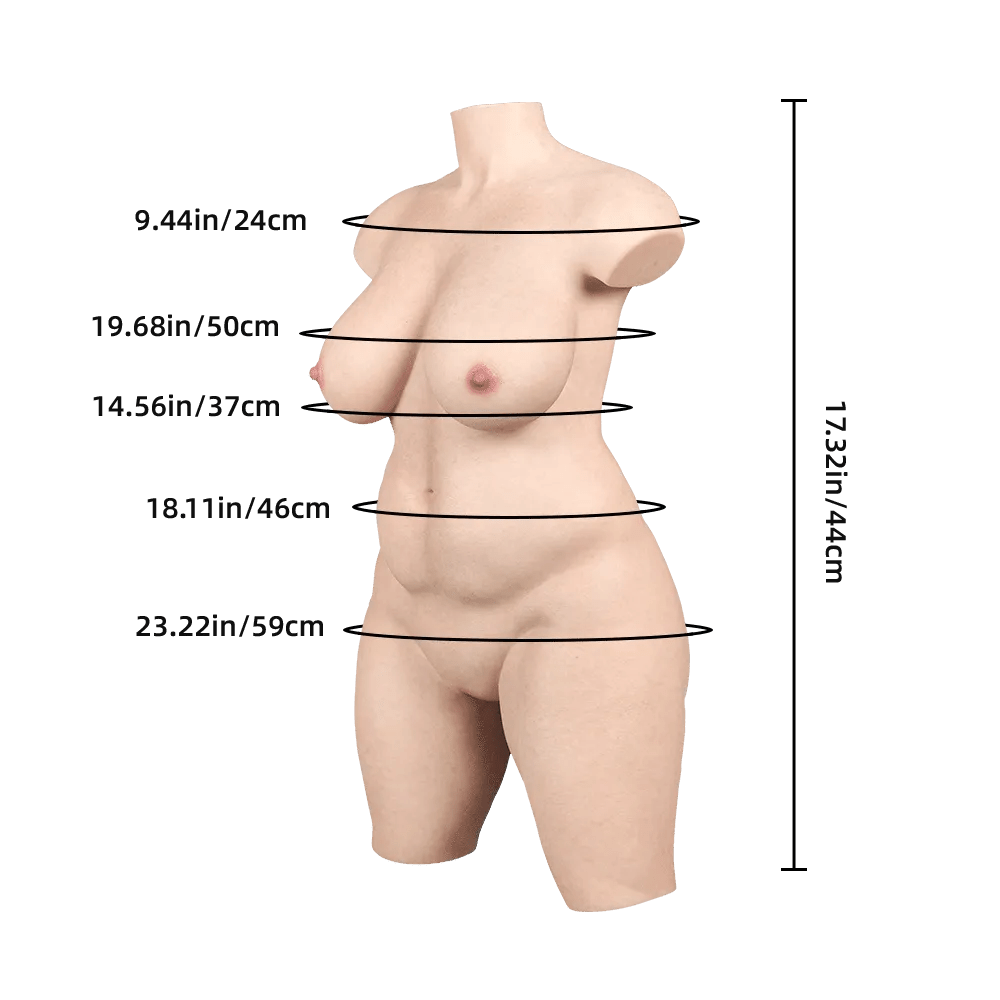 Mini Olivia Sex Doll Torso Silicone BBW - Sex Doll - Naughty by Nature Adult Store