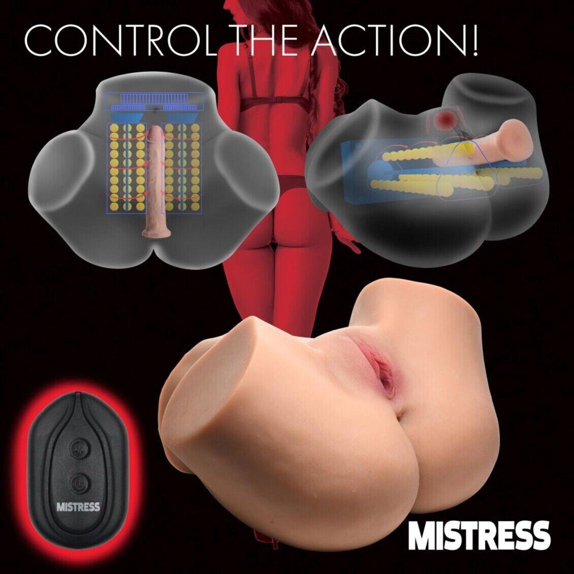 MISTRESS VIBRATING & SQUEEZING PUSSY & ASS MASTURBATOR - Sex Doll