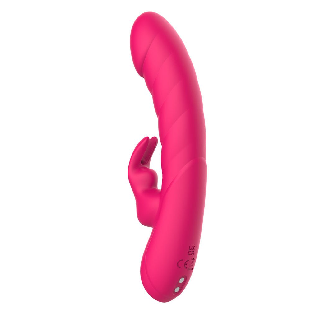 Monica Party Up Pink Rabbit Vibrator – Dual Motor USB Rechargeable - VIBRATORS