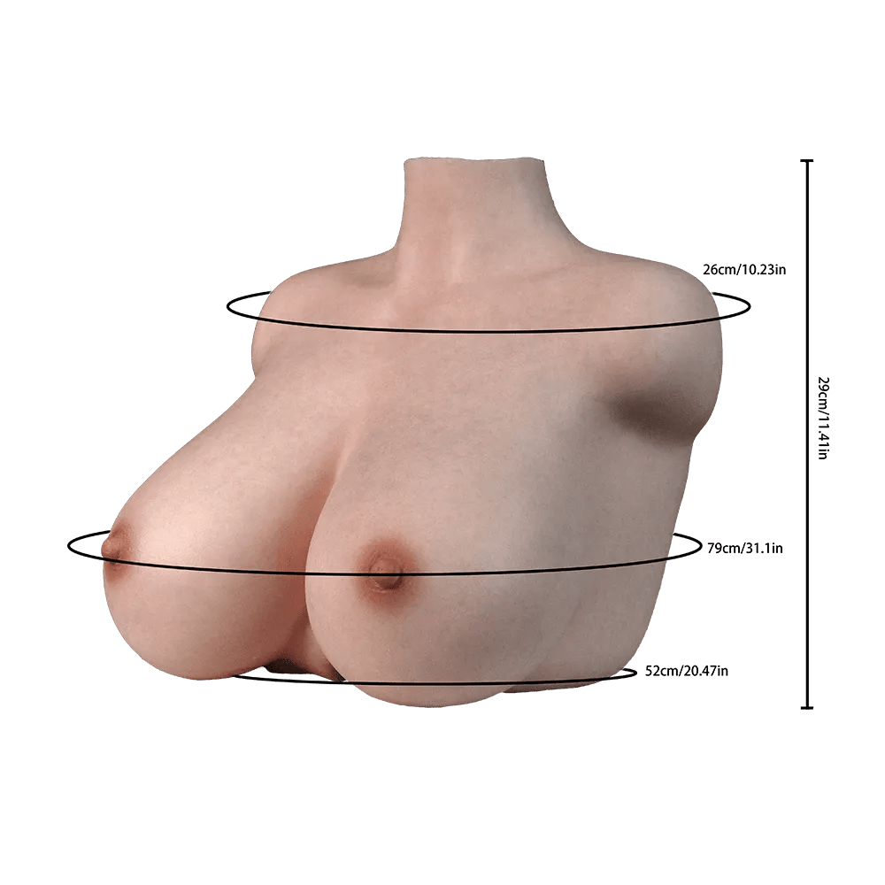 Muse II Breast Sex Toy with Vagina Tunnel Silicone - Sex Doll - Naughty by Nature Adult Store