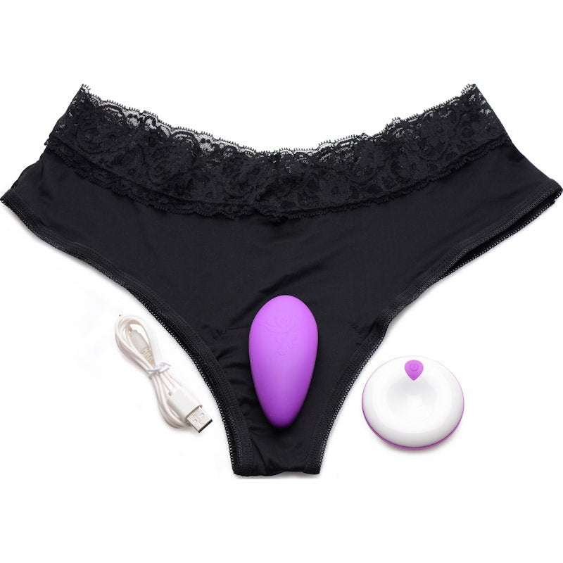 Naughty Knickers Silicone Remote Panty Vibe - Adult Toys