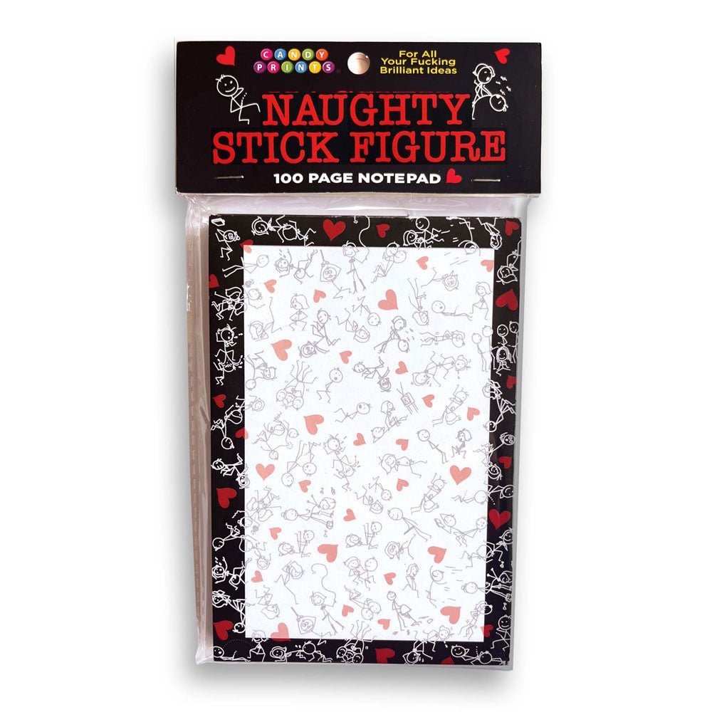 Naughty Stick Figure Notepad - 100 Pages - NOVELTIES - Naughty by Nature Adult Store