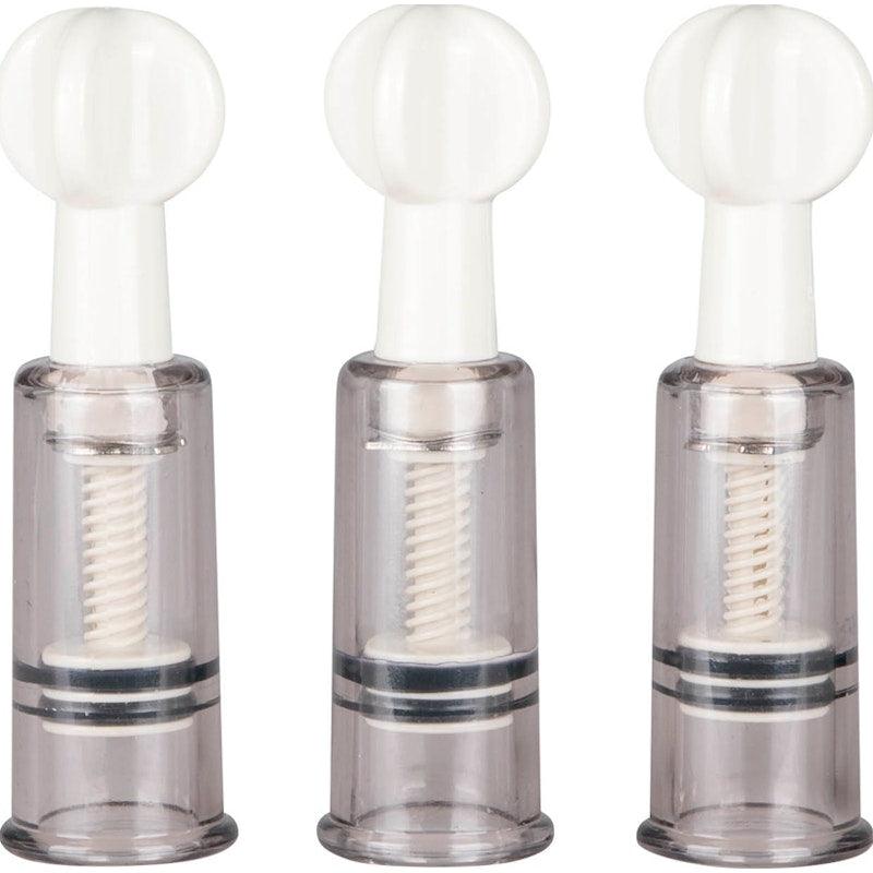 Nipple and Clit Suckers 3 Pc - Adult Toys
