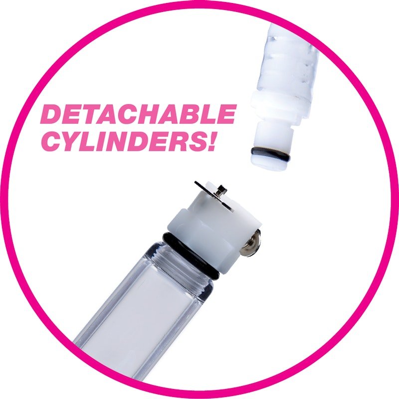 Nipple Pumping System with Dual Cylinders - Adult Toys