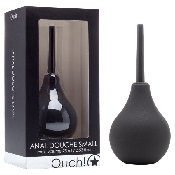 Ouch Anal Douche - Small - Black Douche - 75 ml - HEALTH CARE