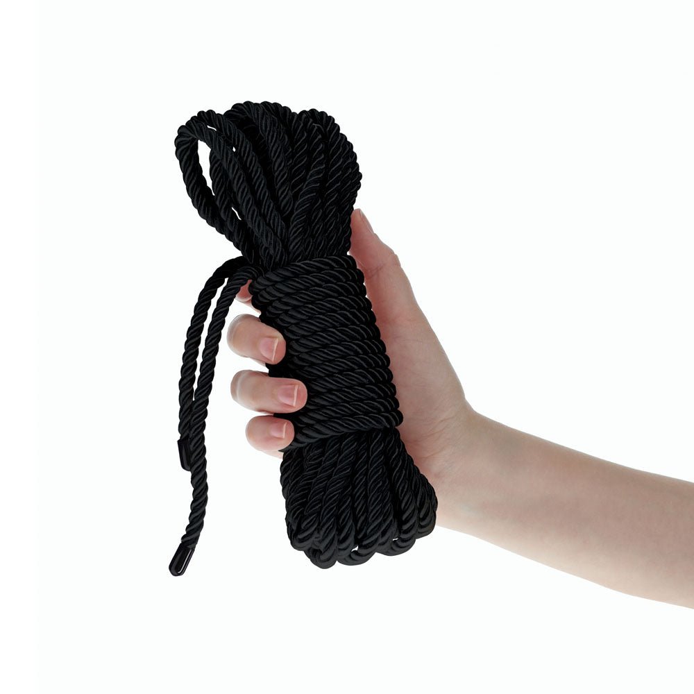 OUCH! Bondage Rope - 10 M Black - BONDAGE - TOYS