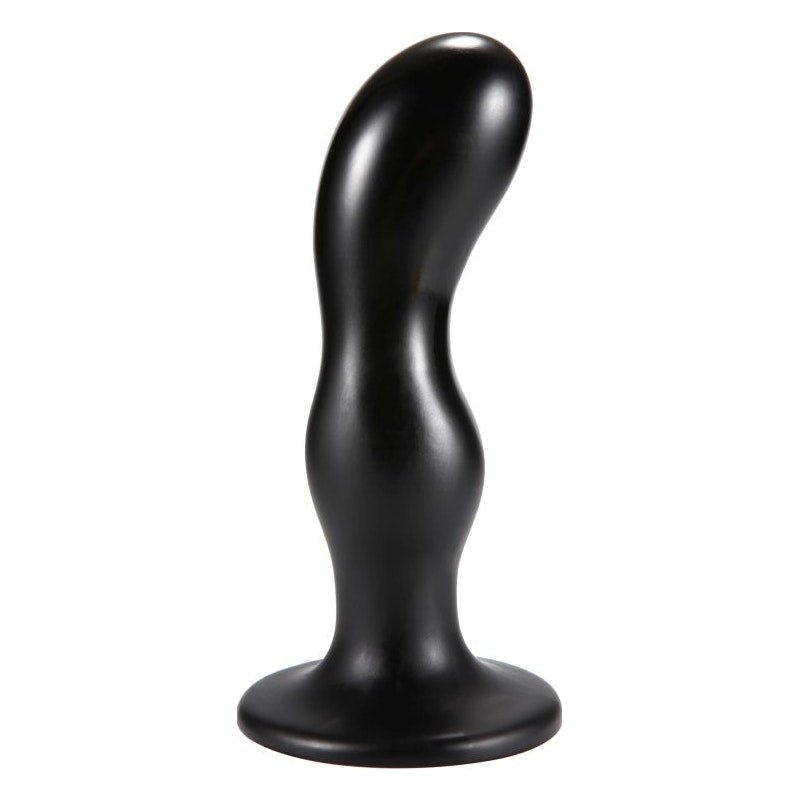 Oval Head Butt Plug Black - Adult Toys