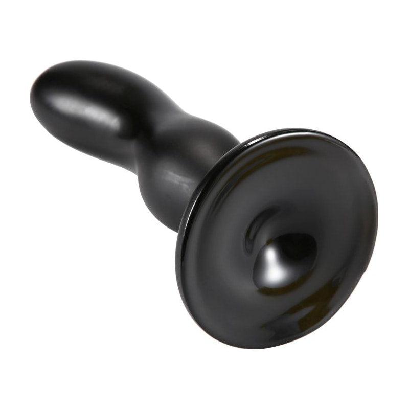 Oval Head Butt Plug Black - Naughty by Nature Adult Store