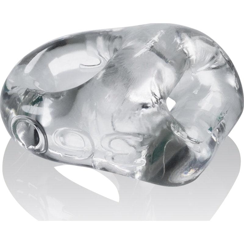 Oxballs 360 Cockring and Ballsling – Clear FLEX - TPR Dual Support - Adult Toys