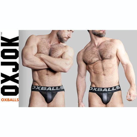 Oxballs Airmesh Swagger Jockstrap Tar Black - Naughty by Nature Adult Store