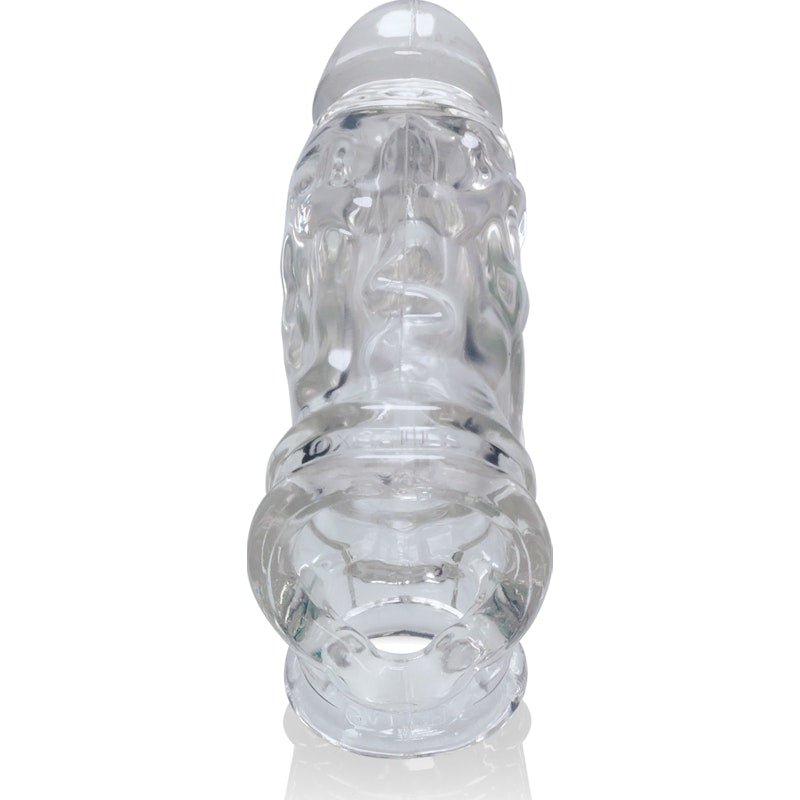 OxBalls Butch Cocksheath Clear – SuperFLEX Realistic Veined Sleeve - Adult Toys