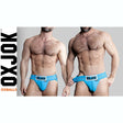 Oxballs Slingjock Upthrust Slider - Strap Jock Pool Blue - Naughty by Nature Adult Store