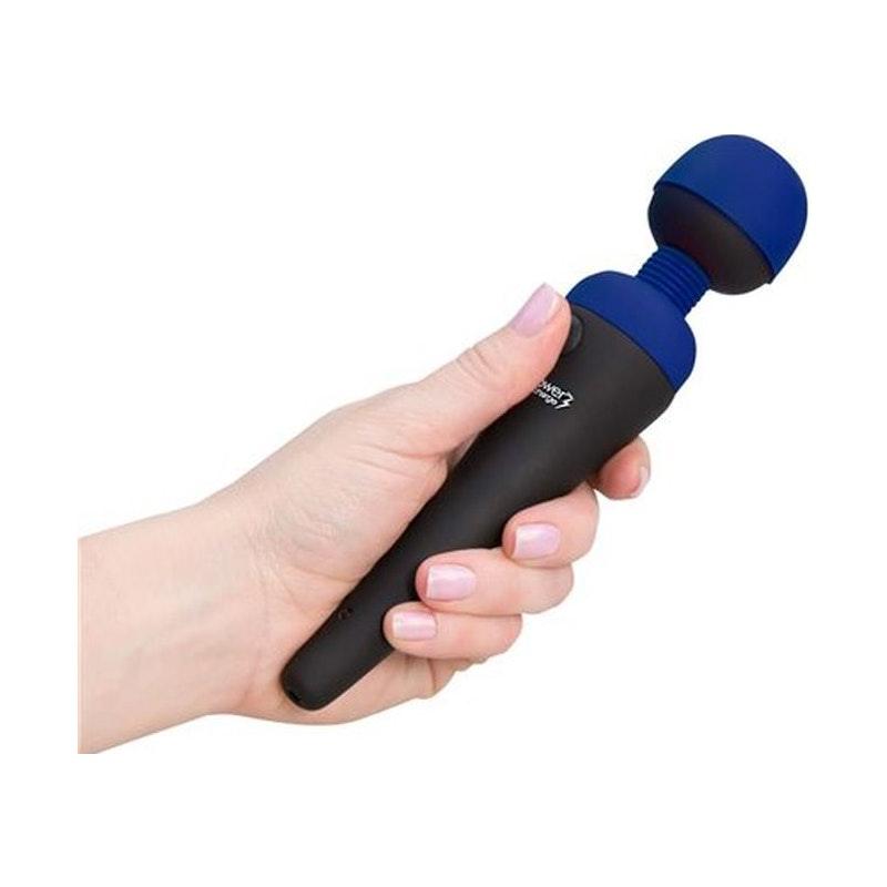 PalmPower Massage Wand Blue - Naughty by Nature Adult Store