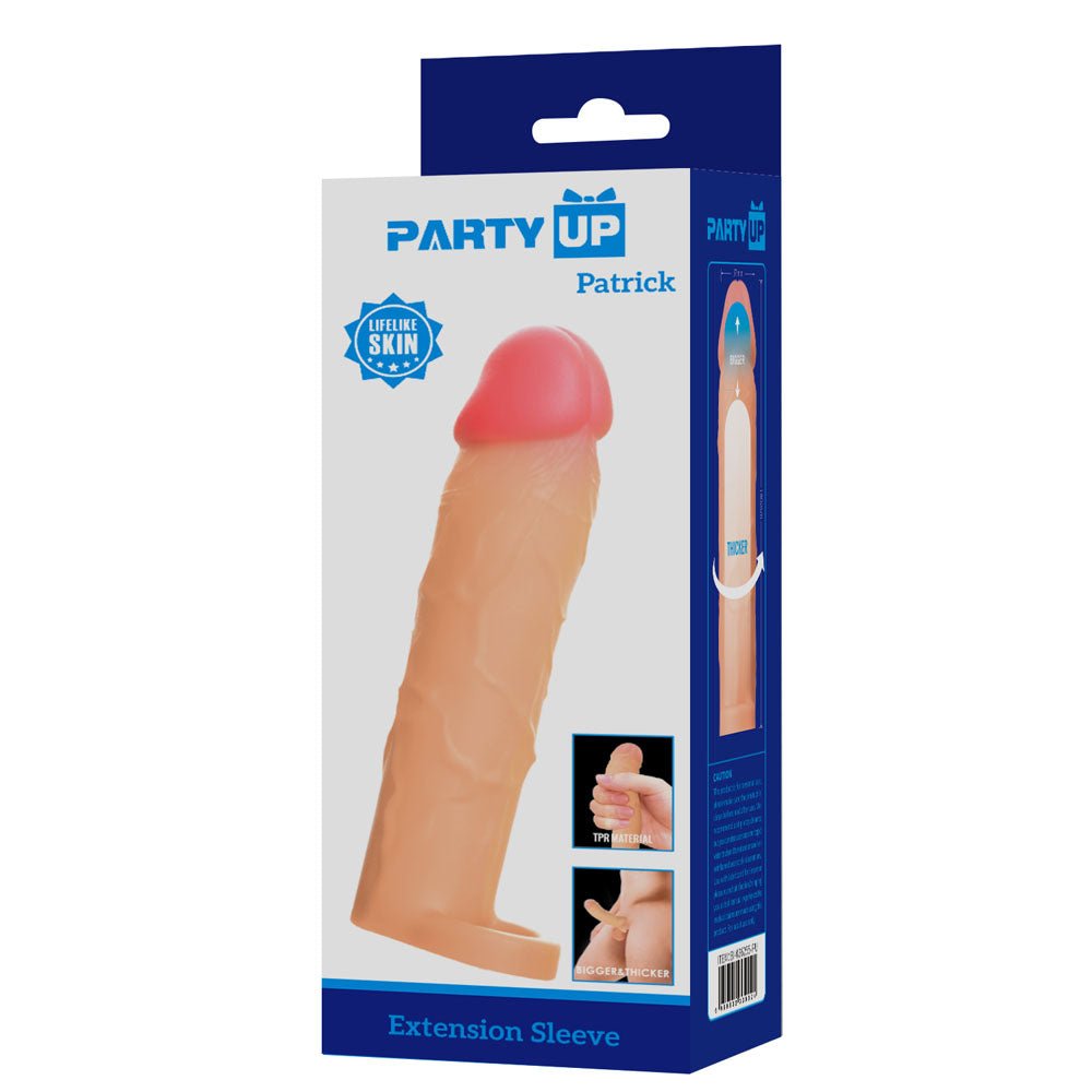 Party Up PATRICK 2 Inch Extender Sleeve - Flesh - SLEEVES