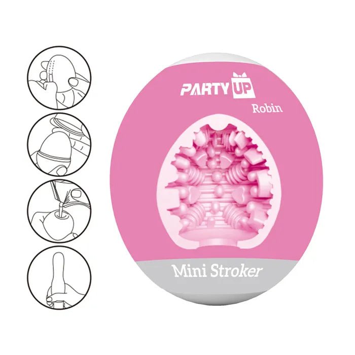 Party Up ROBIN Mini Stroker - Pink - MASTURBATORS