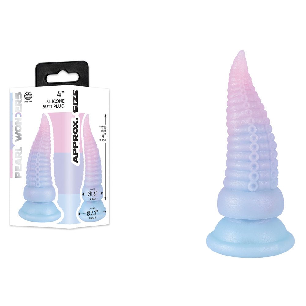 Pearl Wonders Fantasy Tentacle Anal Plug 10 Cm Coloured - ANAL TOYS