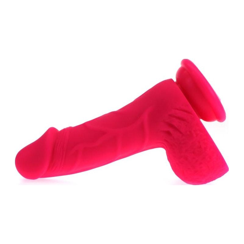 Pedro Thick Realistic Cock w Balls Pink - Adult Toys