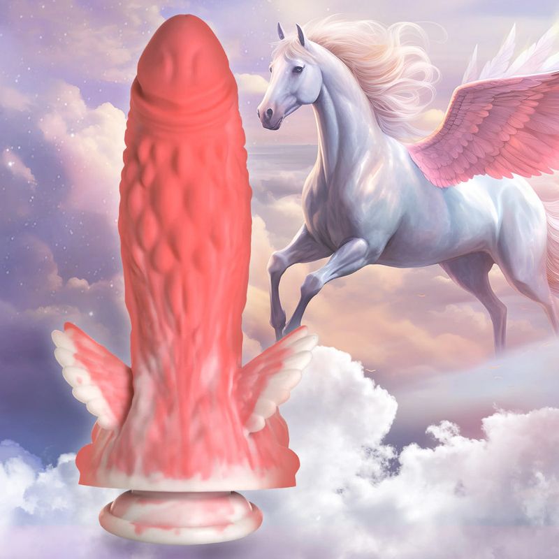Pegasus Pecker Winged Silicone Dildo - Adult Toys