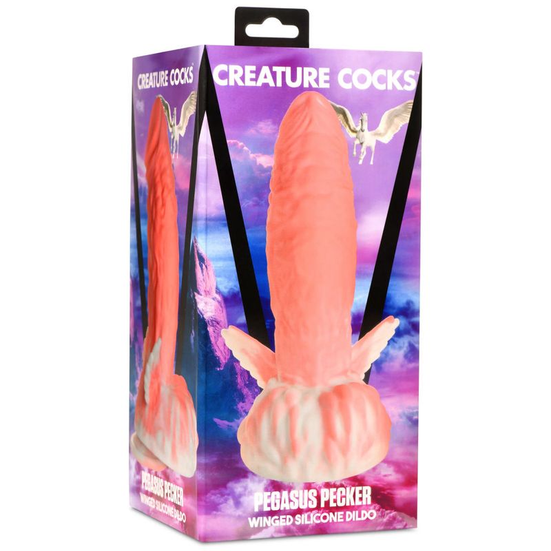 Pegasus Pecker Winged Silicone Dildo - Adult Toys